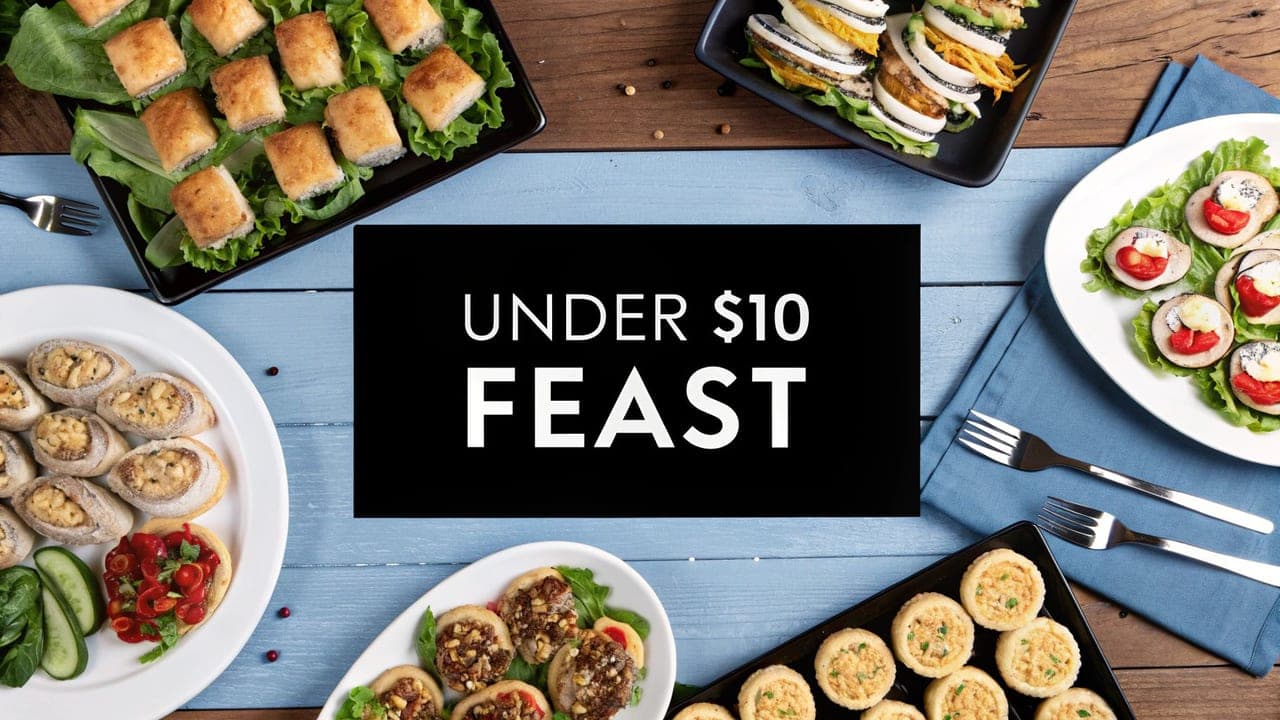 7 Great Options for Catering for 10$ or Under in 2025