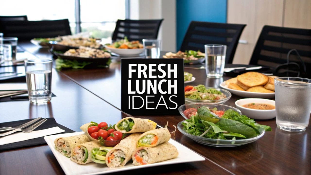 7 Fresh Lunch Ideas for Business Meetings in 2025