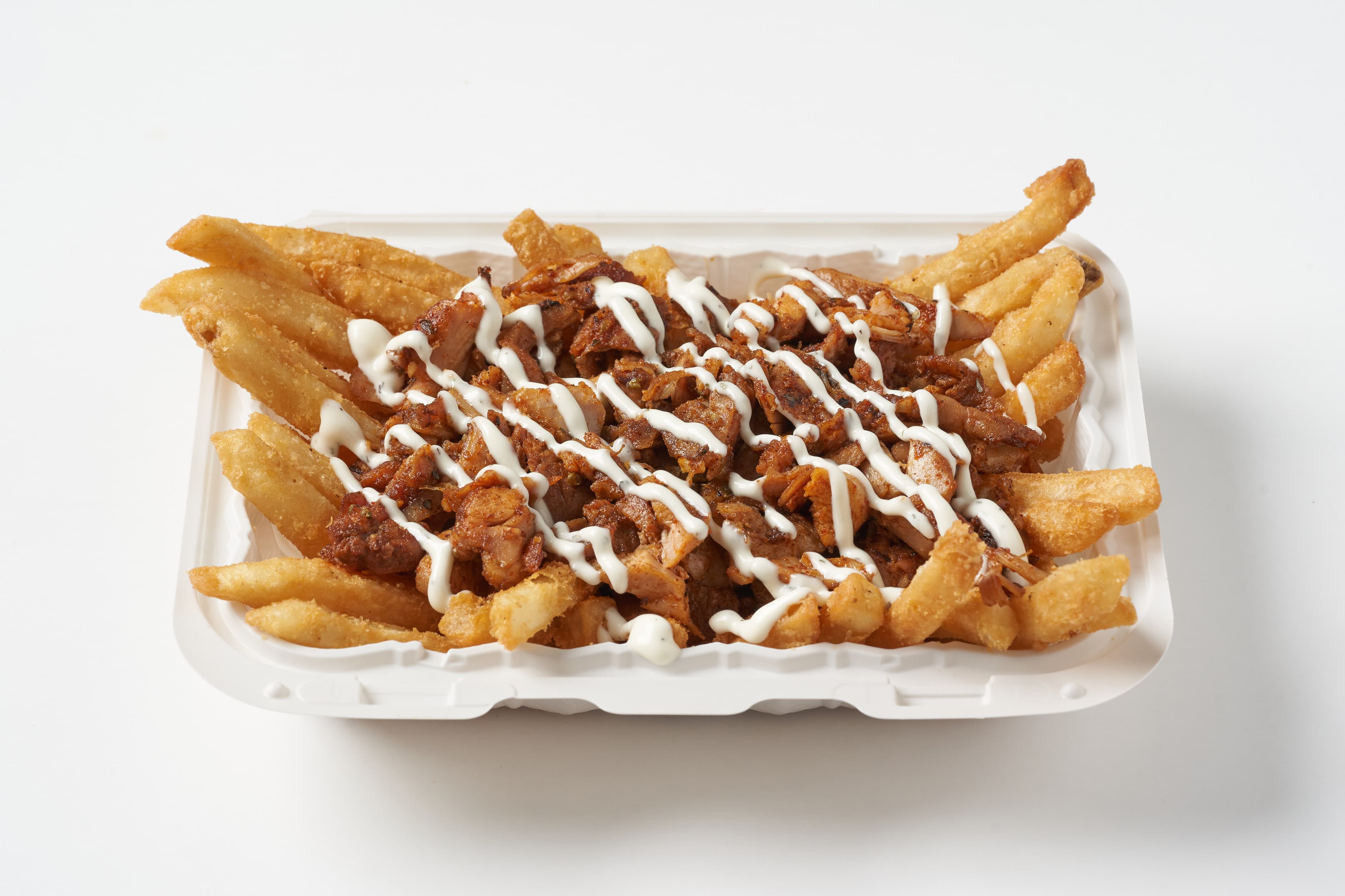 Chicken on Fries — Shawarma Moose catering