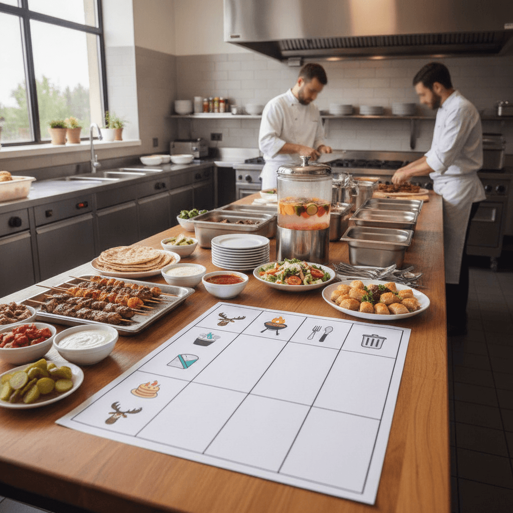 Private Event Catering Checklist for Shawarma Moose Options