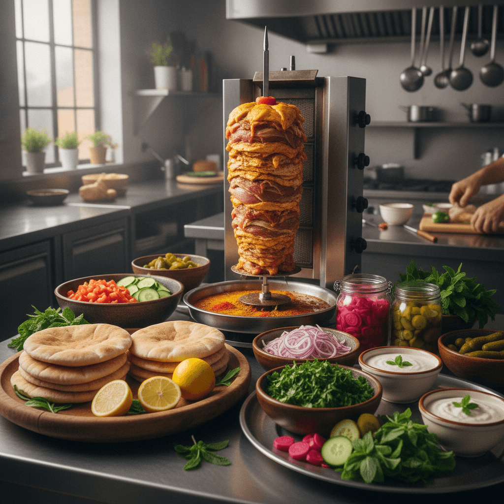 Authentic Shawarma Ingredients and Shawarma Moose
