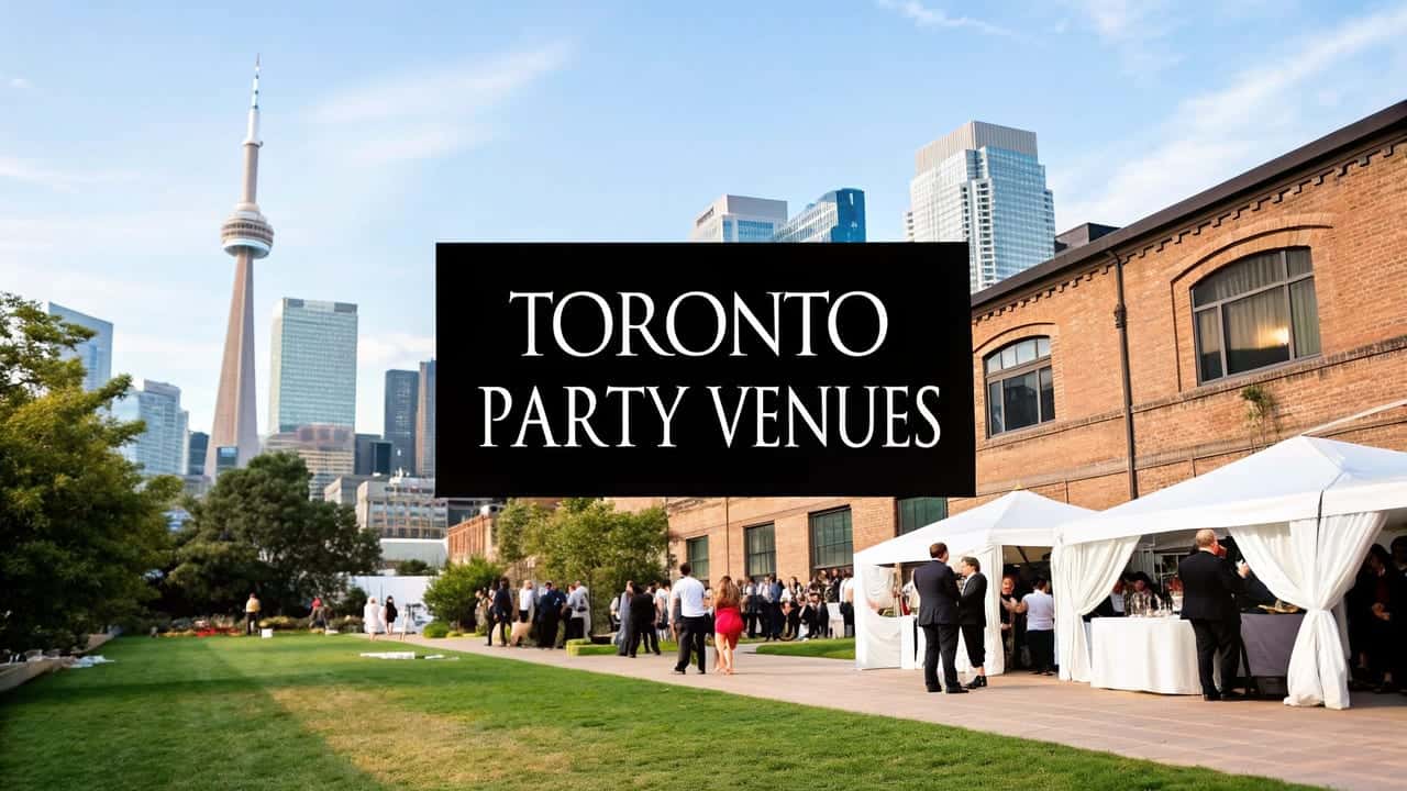 Top Toronto venues for parties and catered events