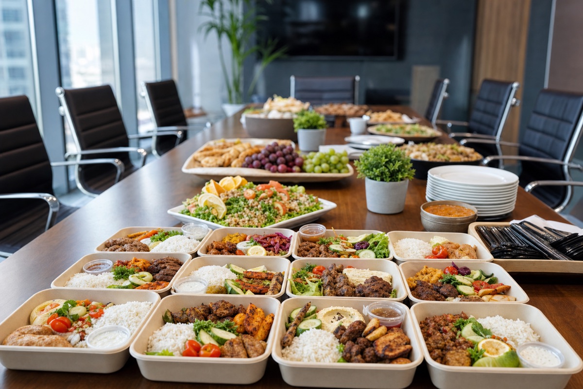 Comparison of school lunch catering and Mediterranean group catering in Toronto